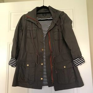 Market & Spruce Utility Jacket with Hood